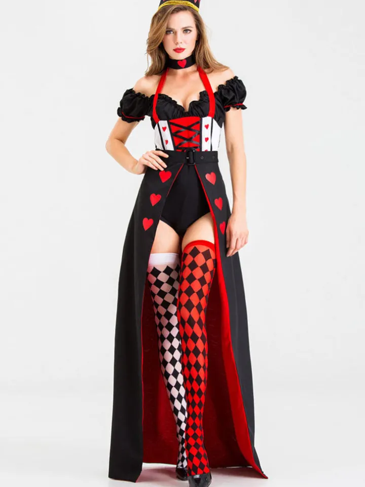Halloween Royal Red Queen Costume