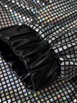 Halloween 80s Disco Glitter Jacket Pants Sets