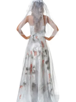 Halloween Sleeveless Ghost Bride Costume