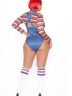 Halloween Two Piece Long Sleeve Clown Costume