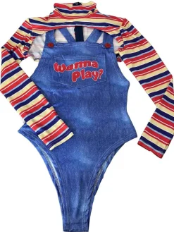 Halloween Two Piece Long Sleeve Clown Costume