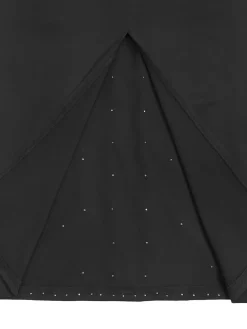 Halter Rhinestone Bead Maxi Dress