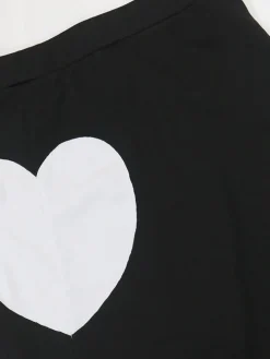 Heart Design Cami Top High Slit Skirt Set