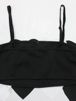 Heart Design Cami Top High Slit Skirt Set