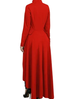 High Low Irregular Zipper Front Tunic Top