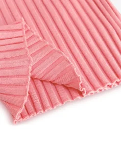 Knit Sleeveless Backless Midi Dress