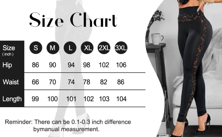 Lace Patchwork High Waisted Long Pants