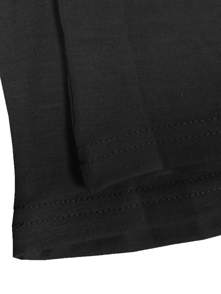 Letter Print Crop Tank Top Shorts Sets