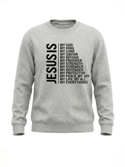 Letter Print Long Sleeve Casual Sweatshirt