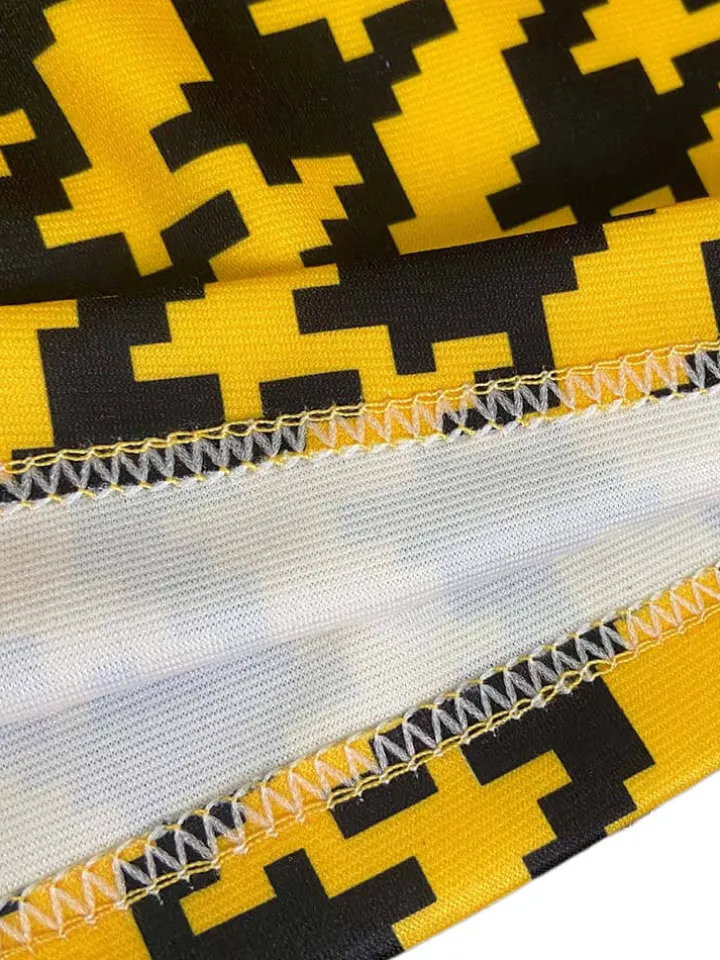 Long Sleeve Houndstooth Wide Leg Jumpsuit