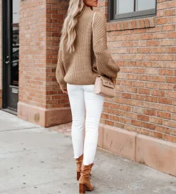 Long Sleeve Knit Solid Pullover