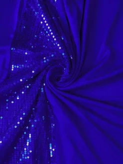 Long Sleeve Sequin Patchwork Maxi Dress