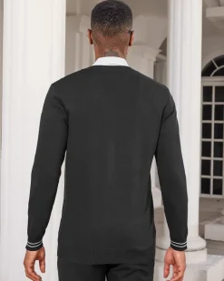 Mens Casual Stand Collar Full-Zip Jacket