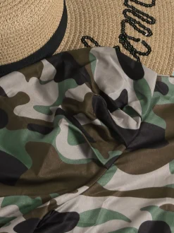 Mesh Patchwork Shirt Dress