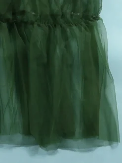 Mesh Patchwork Shirt Dress