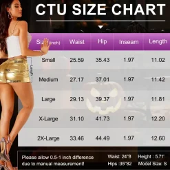 Metallic High Waisted Ruched Shorts