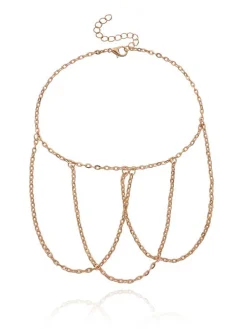 Minimalist Chain Tassle Armlet