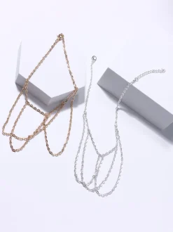 Minimalist Chain Tassle Armlet