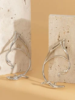 Minimalist Geometric Cut Out Ear Hooks