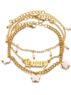 Multilayer Chian Bracelets Anklet