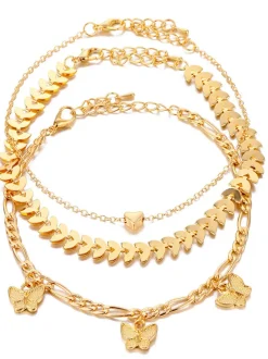 Multilayer Chian Bracelets Anklet