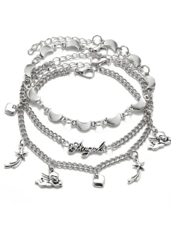 Multilayer Chian Bracelets Anklet
