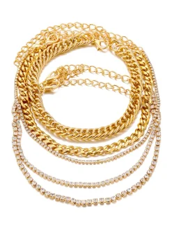 Multilayer Chian Bracelets Anklet