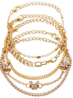 Multilayer Chian Bracelets Anklet