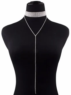 Multilayer Strand Chain Necklaces