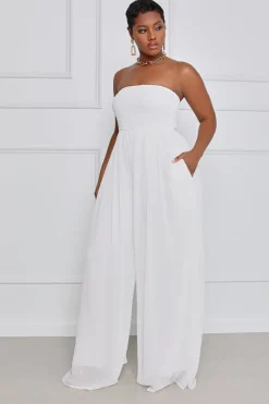 Off Shoulder Flare Bottom Jumpsuit