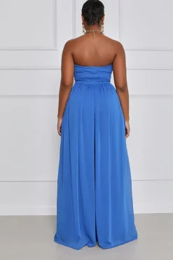 Off Shoulder Flare Bottom Jumpsuit