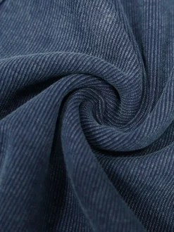 Off Shoulder Long Sleeve Ribbed Jumpsuit