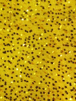 Off-Shoulder Puff Sleeves Sequin Midi Dress