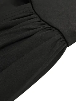 One Shoulder Pleated Bodycon Maxi Dress