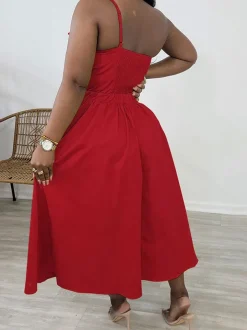 One-Shoulder Ruched Petal Cutout Dress