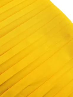 One-Shoulder Ruffle Pleated Pants Set