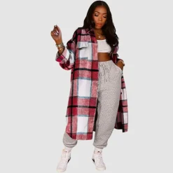 Patch Pocket Plaid Shirts