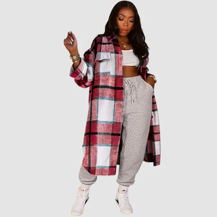 Patch Pocket Plaid Shirts