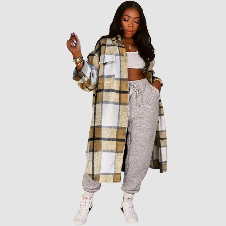 Patch Pocket Plaid Shirts