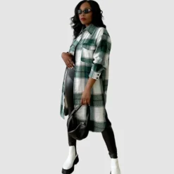 Patch Pocket Plaid Shirts