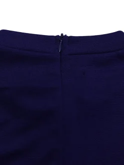 Plus Size Half Sleeve Stand Collar Dress