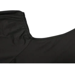 Plus Size Puff Sleeve Belted Wide Leg Pant Jumpsuit