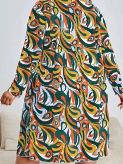 Plus Size Three Piece Floral Print Short Set