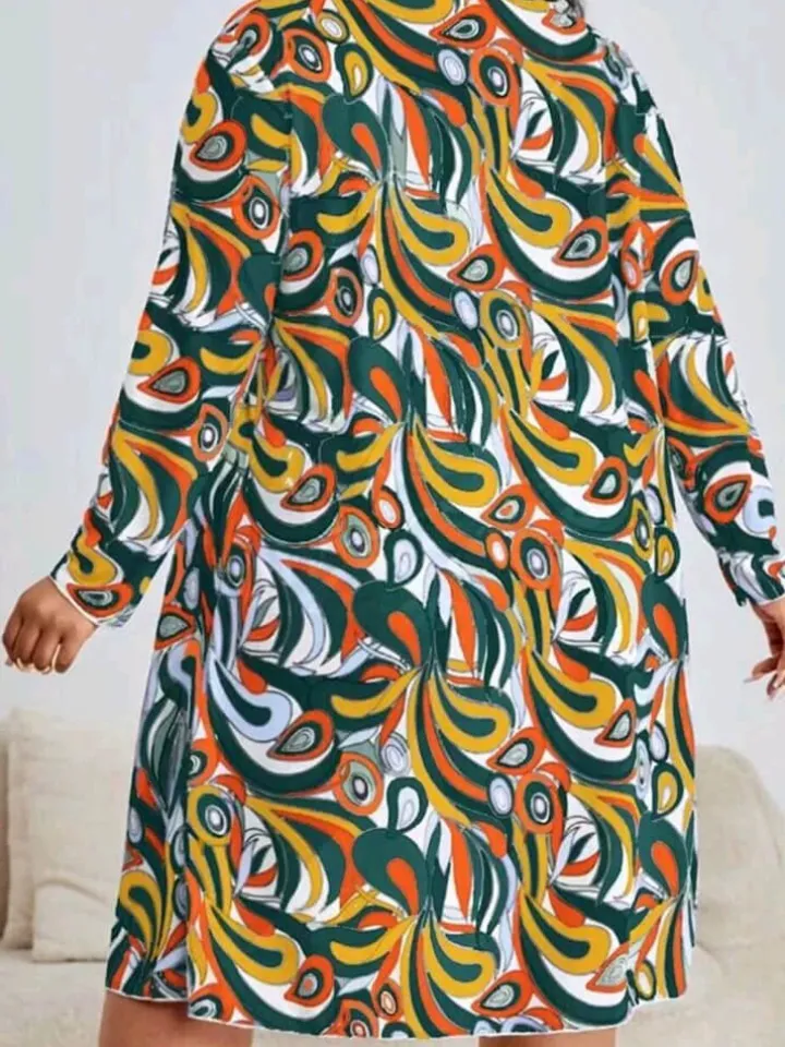 Plus Size Three Piece Floral Print Short Set