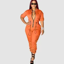 Pocket Patch Cargo Jumpsuit