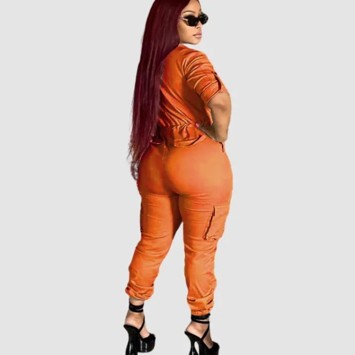 Pocket Patch Cargo Jumpsuit