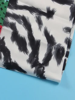 Print Zipper Wide Leg Jumpsuit