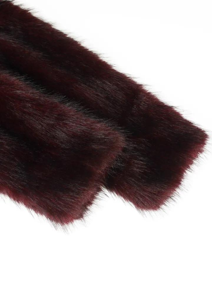 PU Leather Patchwork Moto Jacket