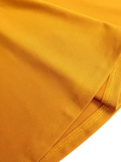 Puff Sleeve Belted A-Line Midi Dress