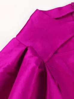 Puff Sleeve Hollow Out Party Dress